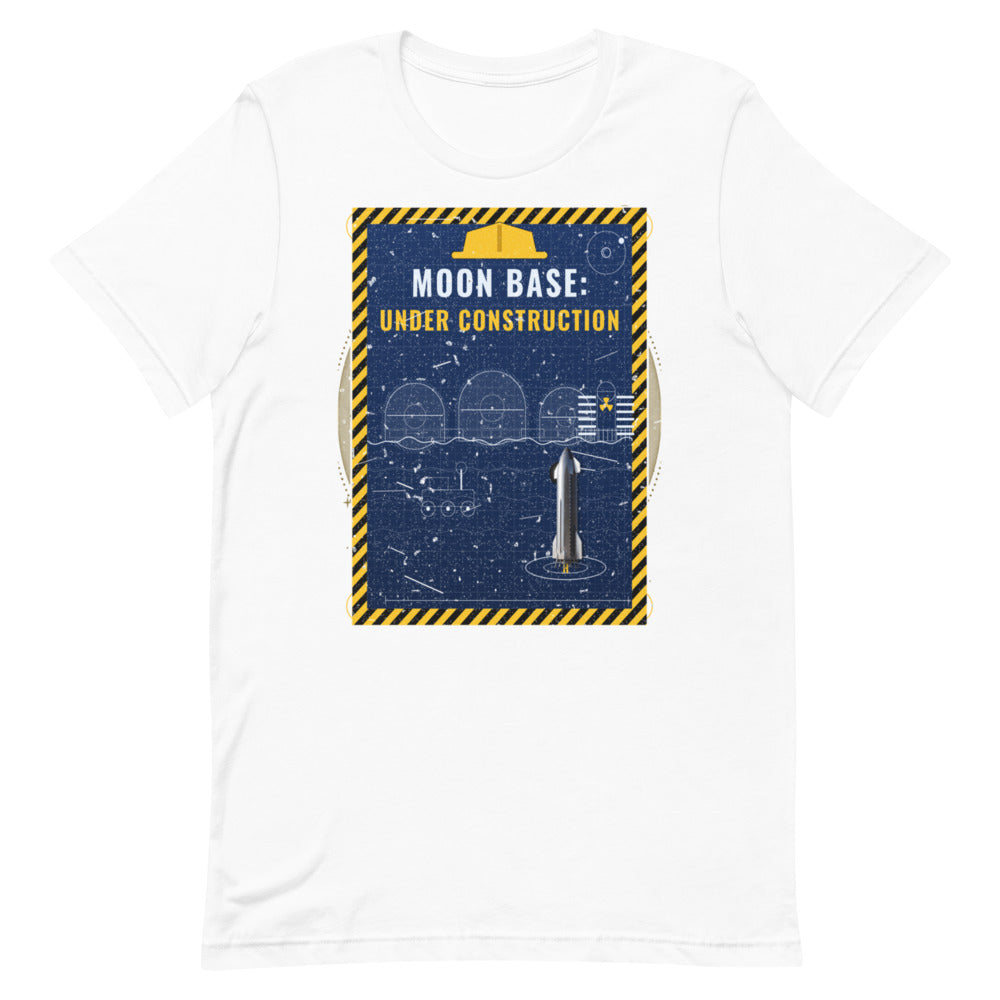 Moon Base - Classic Tee - White - Front