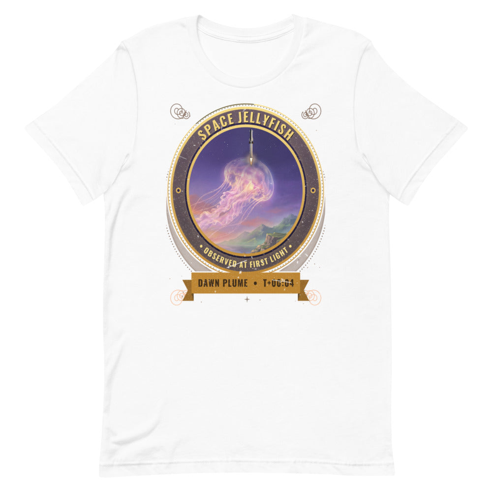 Space Jellyfish (Black) - Classic Tee - White - Front