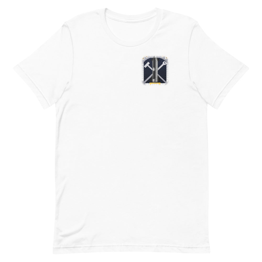 Fix It By Friday - Classic Tee - White - Front [Classic Tee - Back + Left Chest / White]