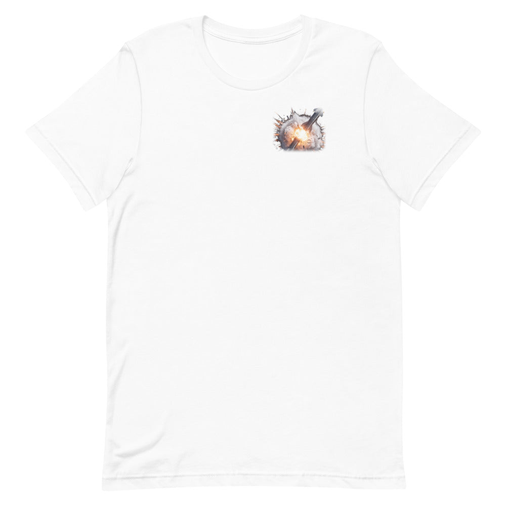 Rapid Unscheduled Disassembly - Classic Tee - White - Front [Classic Tee - Back + Left Chest / White]