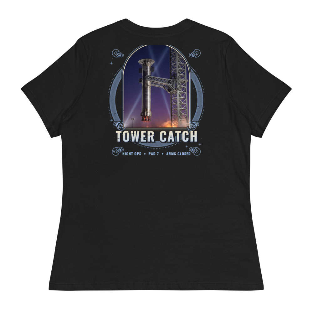 Tower Catch - Women's Relaxed Tee - Back