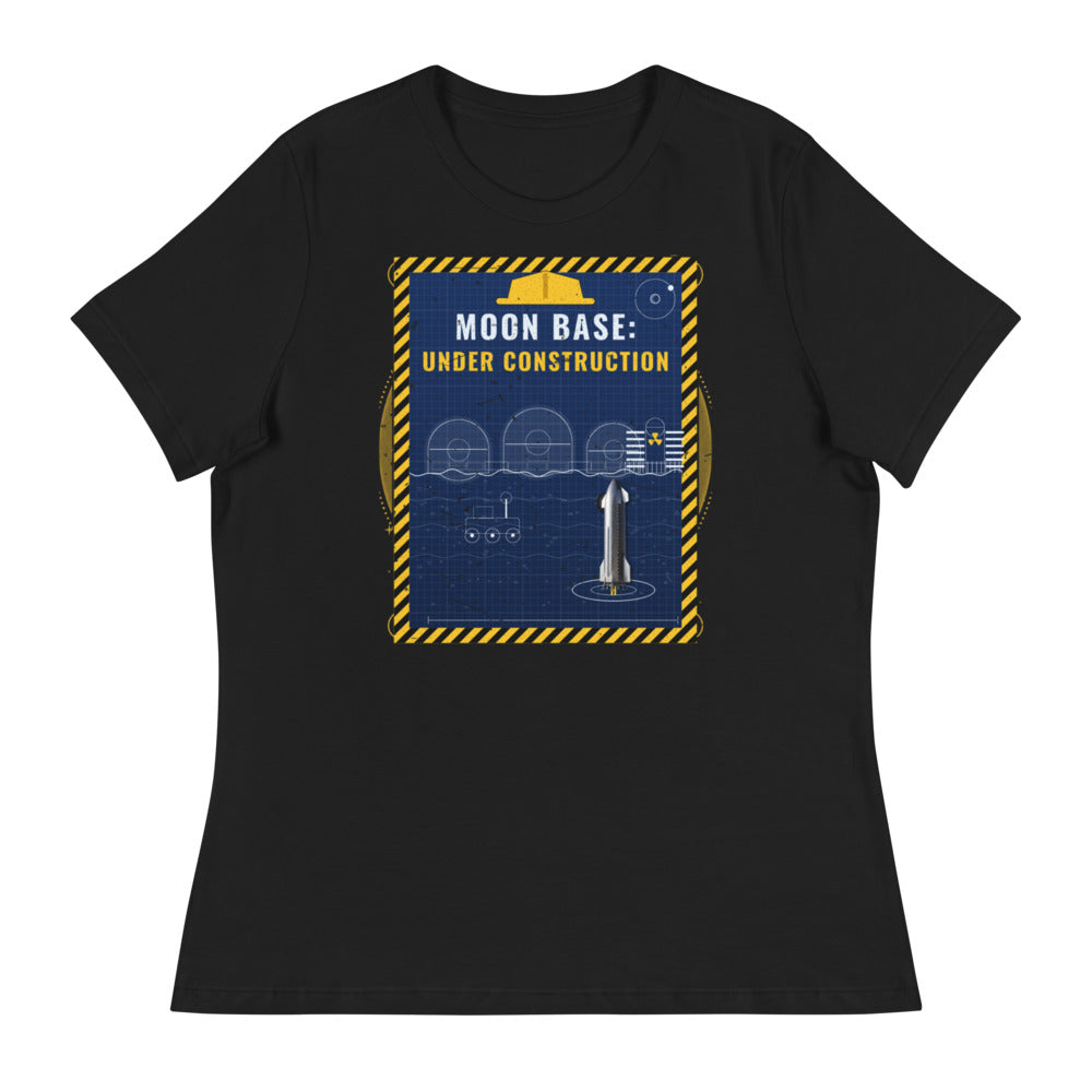 Moon Base - Women's Relaxed Tee - Front
