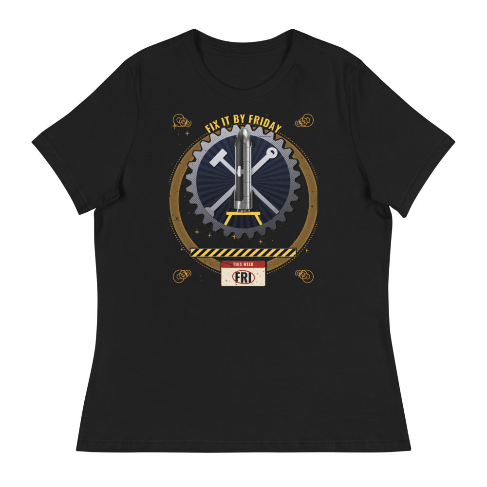 Fix It By Friday - Women's Relaxed Tee - Front