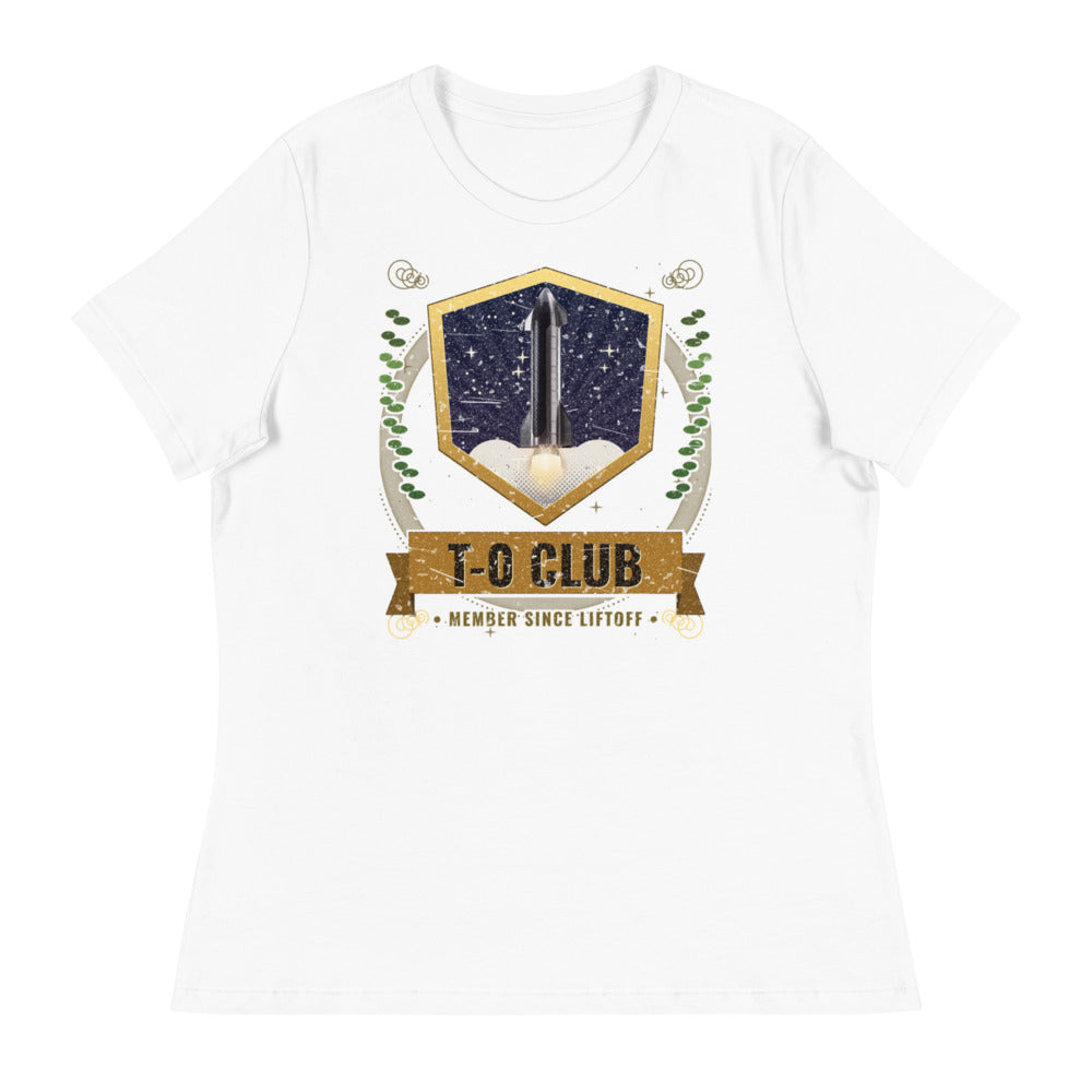 T-0 Club - Women's Relaxed Tee - White - Front